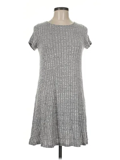 Pre-owned Love, Fire Casual Dress In Gray