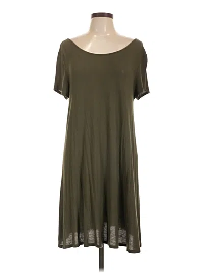 Pre-owned Love, Fire Casual Dress In Green
