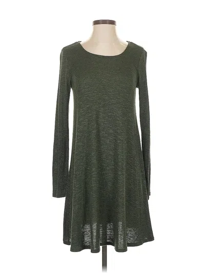Pre-owned Love, Fire Casual Dress In Green