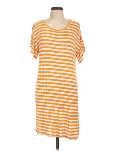 Pre-owned Love, Fire Casual Dress In Orange