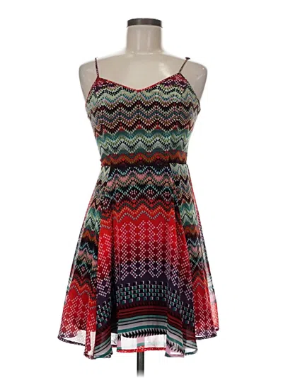 Pre-owned Love, Fire Casual Dress In Red