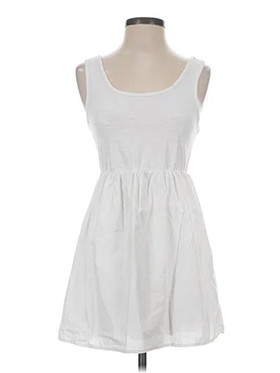 Pre-owned Love, Fire Casual Dress In White