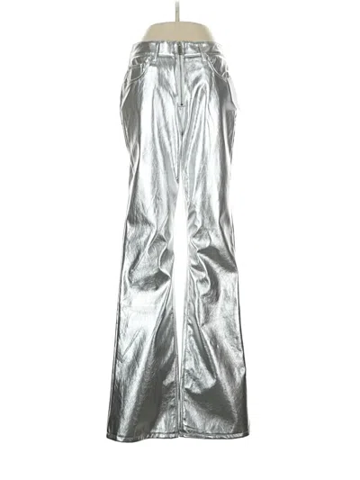 Pre-owned Love, Fire Casual Pants In Silver