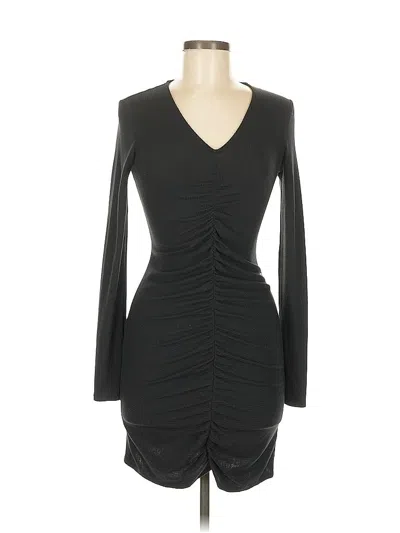 Pre-owned Love, Fire Cocktail Dress In Black