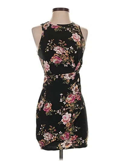 Pre-owned Love, Fire Cocktail Dress In Black