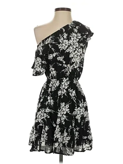 Pre-owned Love, Fire Cocktail Dress In Black