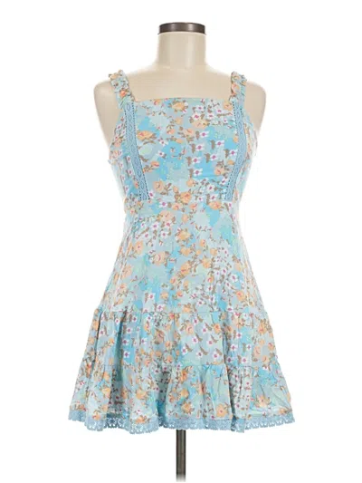 Love, Fire Cocktail Dress In Blue