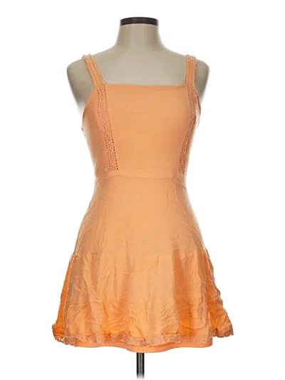 Pre-owned Love, Fire Cocktail Dress In Orange