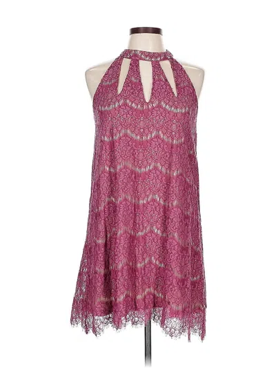Pre-owned Love, Fire Cocktail Dress In Pink