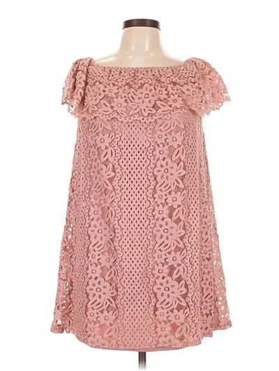 Pre-owned Love, Fire Cocktail Dress In Pink