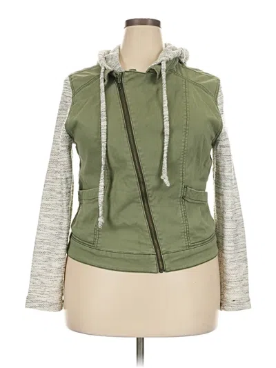 Pre-owned Love, Fire Jacket In Green