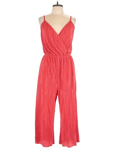 Pre-owned Love, Fire Jumpsuit In Red