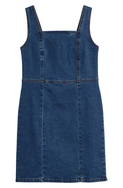 Love, Fire Kids' Denim Sheath Dress In Indigo