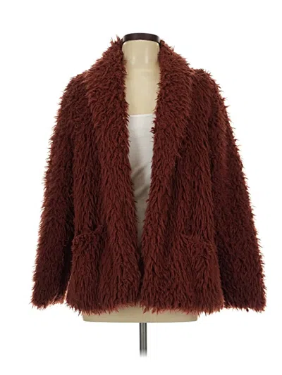 Pre-owned Love, Fire Kimono In Brown