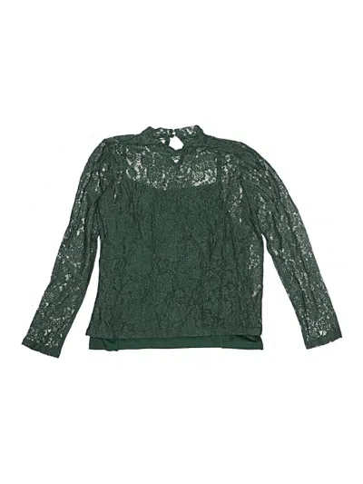 Love, Fire Kids' Long Sleeve Polo Shirt In Green