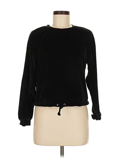 Pre-owned Love, Fire Long Sleeve T-shirt In Black