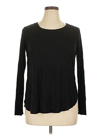 Pre-owned Love, Fire Long Sleeve T-shirt In Black
