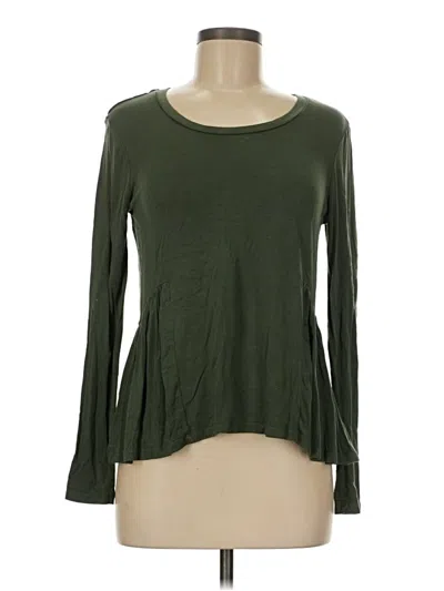 Pre-owned Love, Fire Long Sleeve T-shirt In Green
