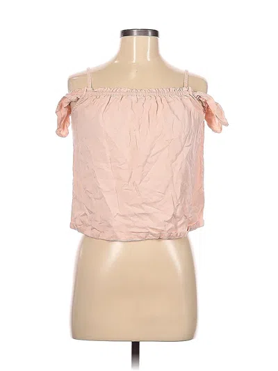 Pre-owned Love, Fire Short Sleeve Blouse In Pink