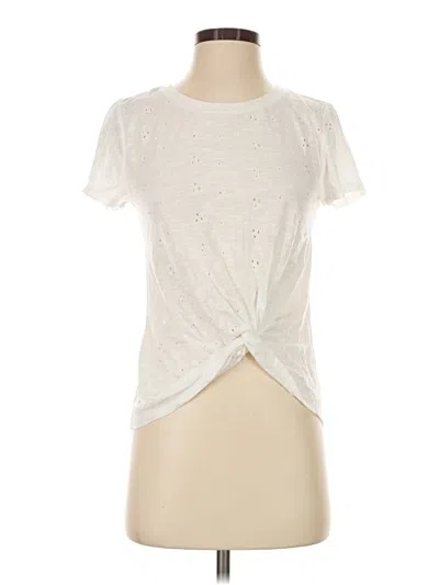 Pre-owned Love, Fire Short Sleeve T-shirt In Ivory