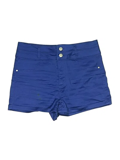 Pre-owned Love, Fire Shorts In Blue
