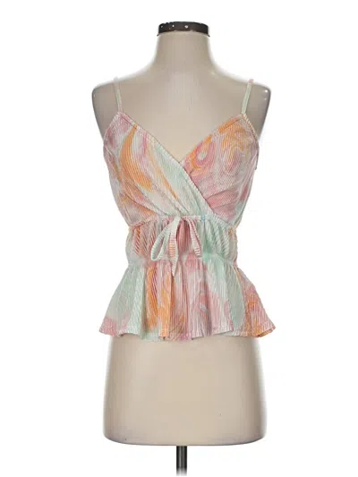 Pre-owned Love, Fire Sleeveless Blouse In Pink