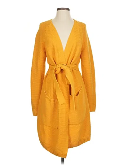 Pre-owned Love, Hanna Cardigan Sweater In Yellow