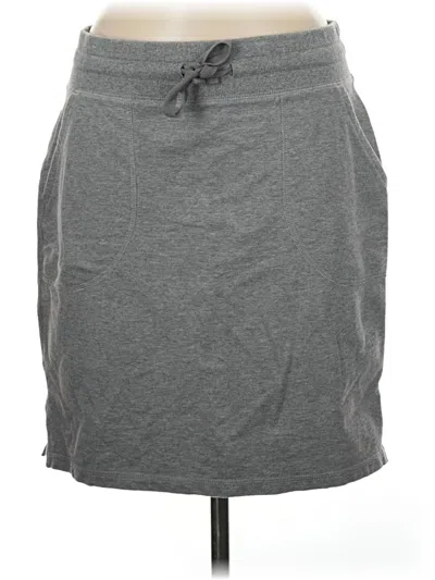 Pre-owned Love, Hanna Casual Skirt In Gray