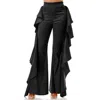 Love Highlight Ruffle Hem Pant - Plus In Black In Black