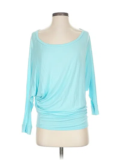 Pre-owned Love In 3/4 Sleeve T-shirt In Blue