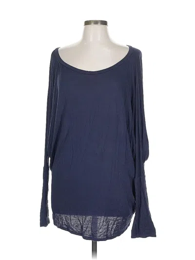 Pre-owned Love In 3/4 Sleeve T-shirt In Blue