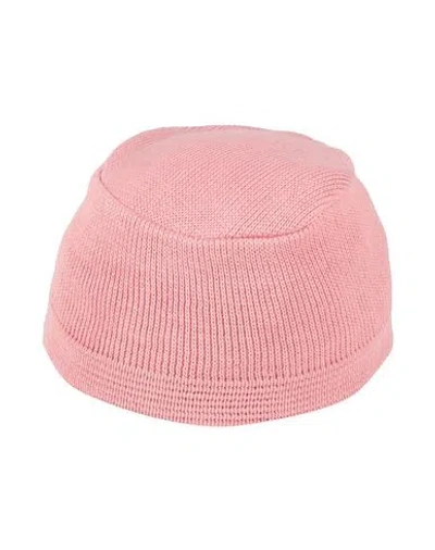 Love In Kyò Babies'  Newborn Girl Hat Antique Rose Size 3 Cotton In Pink
