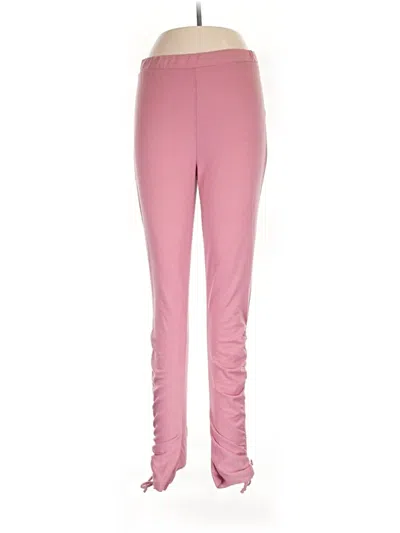 Pre-owned Love J Active Pants In Pink