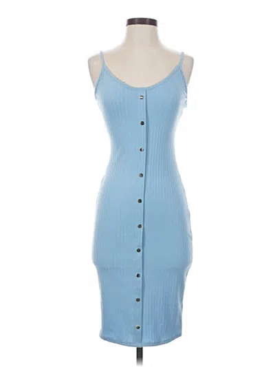 Pre-owned Love J Casual Dress In Blue