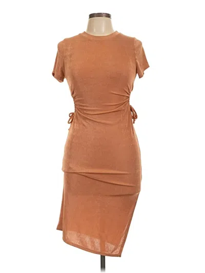 Pre-owned Love J Casual Dress In Brown