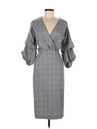 Pre-owned Love J Casual Dress In Gray