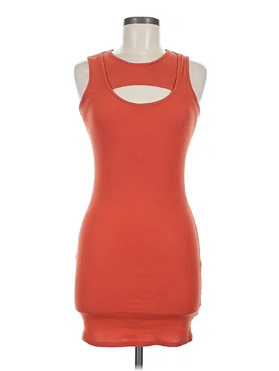 Pre-owned Love J Casual Dress In Orange