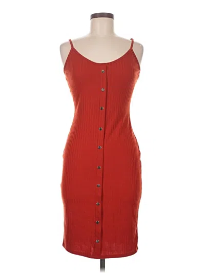 Pre-owned Love J Casual Dress In Red