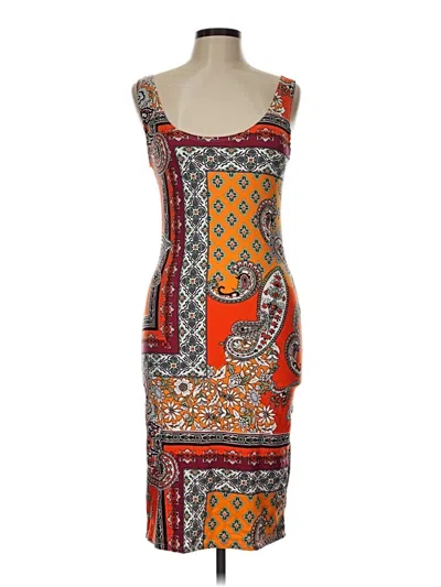 Pre-owned Love J Cocktail Dress In Orange