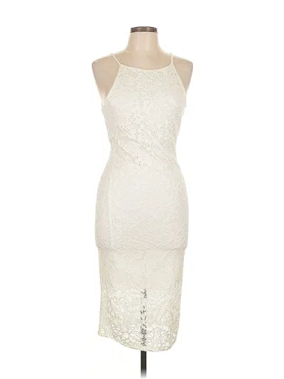 Pre-owned Love J Cocktail Dress In White