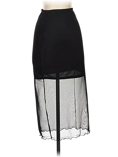 Pre-owned Love J Formal Skirt In Black