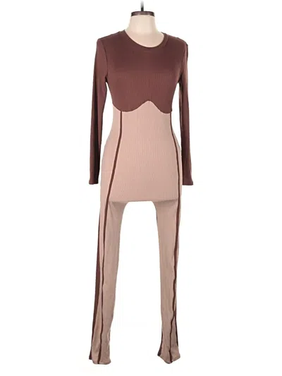 Pre-owned Love J Jumpsuit In Brown