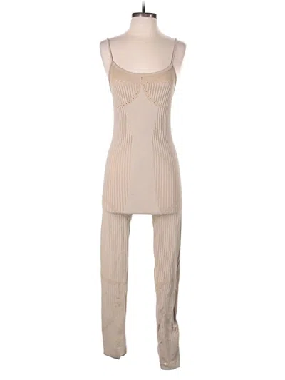 Pre-owned Love J Jumpsuit In Tan