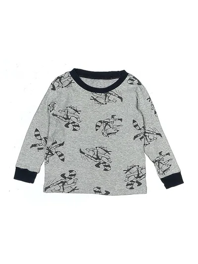 Pre-owned Love J Kids' Long Sleeve T-shirt In Gray
