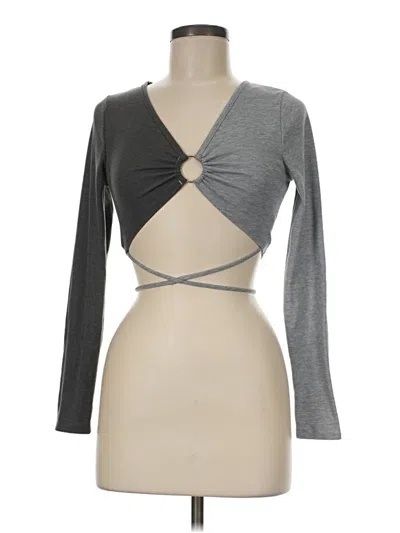 Pre-owned Love J Long Sleeve T-shirt In Gray