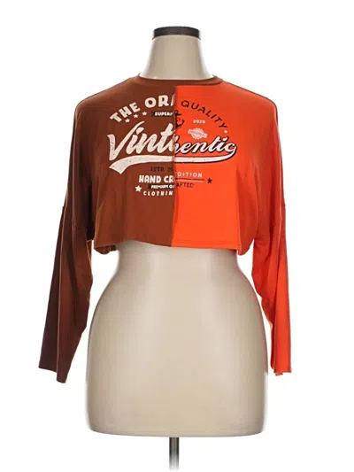 Pre-owned Love J Long Sleeve T-shirt In Orange