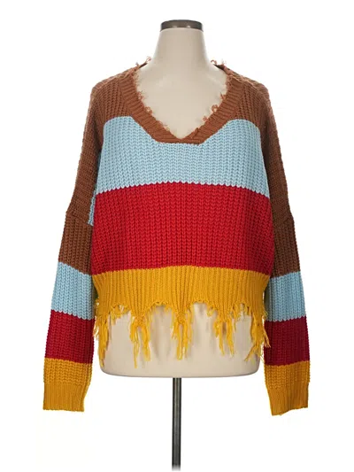 Pre-owned Love J Pullover Sweater In Brown