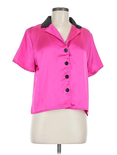 Pre-owned Love J Short Sleeve Blouse In Pink