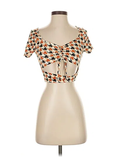 Pre-owned Love J Short Sleeve T-shirt In Orange