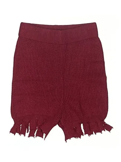 Love J Shorts In Burgundy